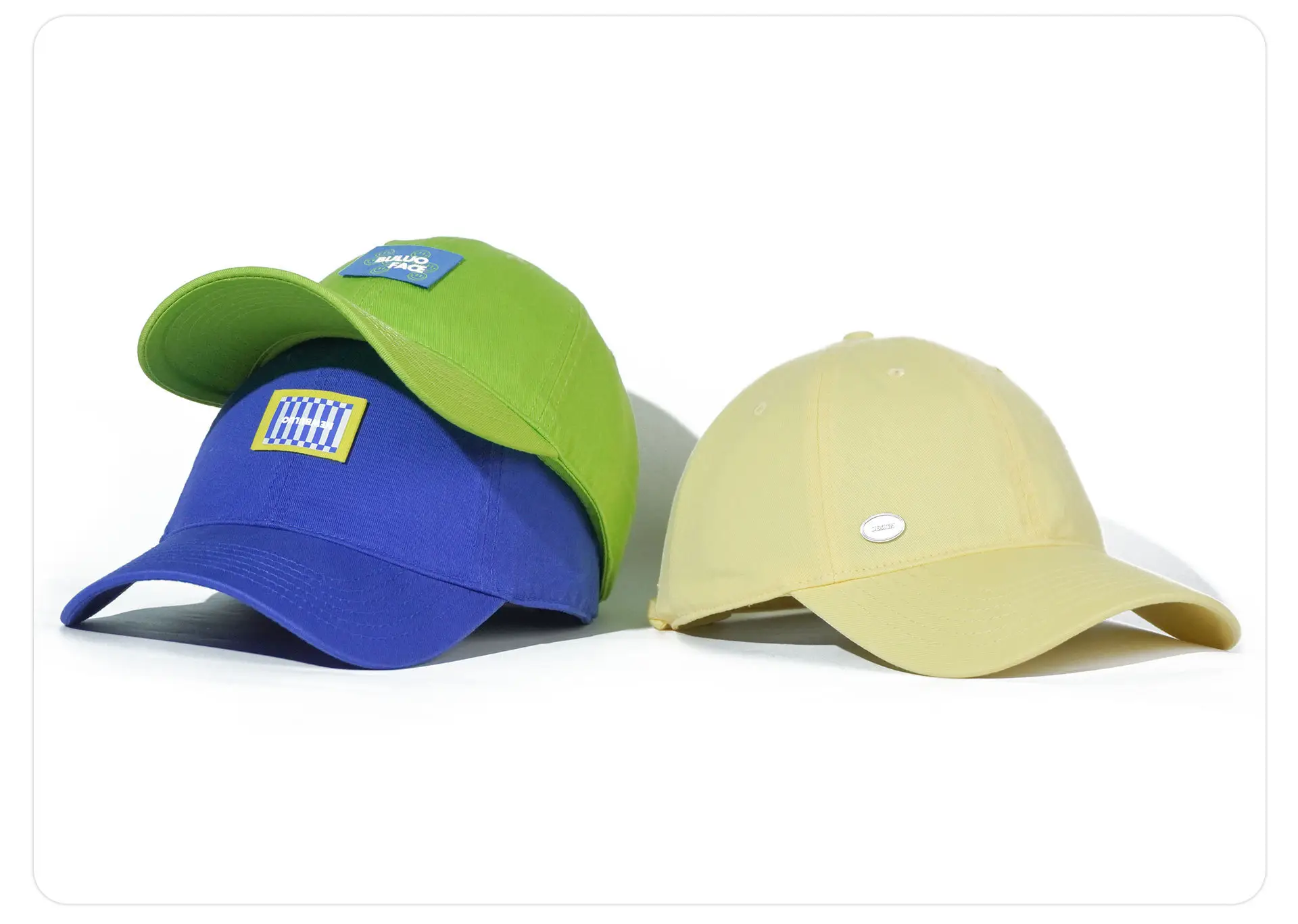 Light Blue Cotton Baseball Cap Big Head — feature 24