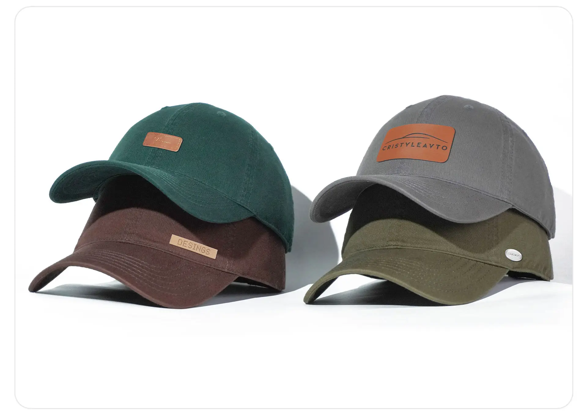 Light Blue Cotton Baseball Cap Big Head — feature 25