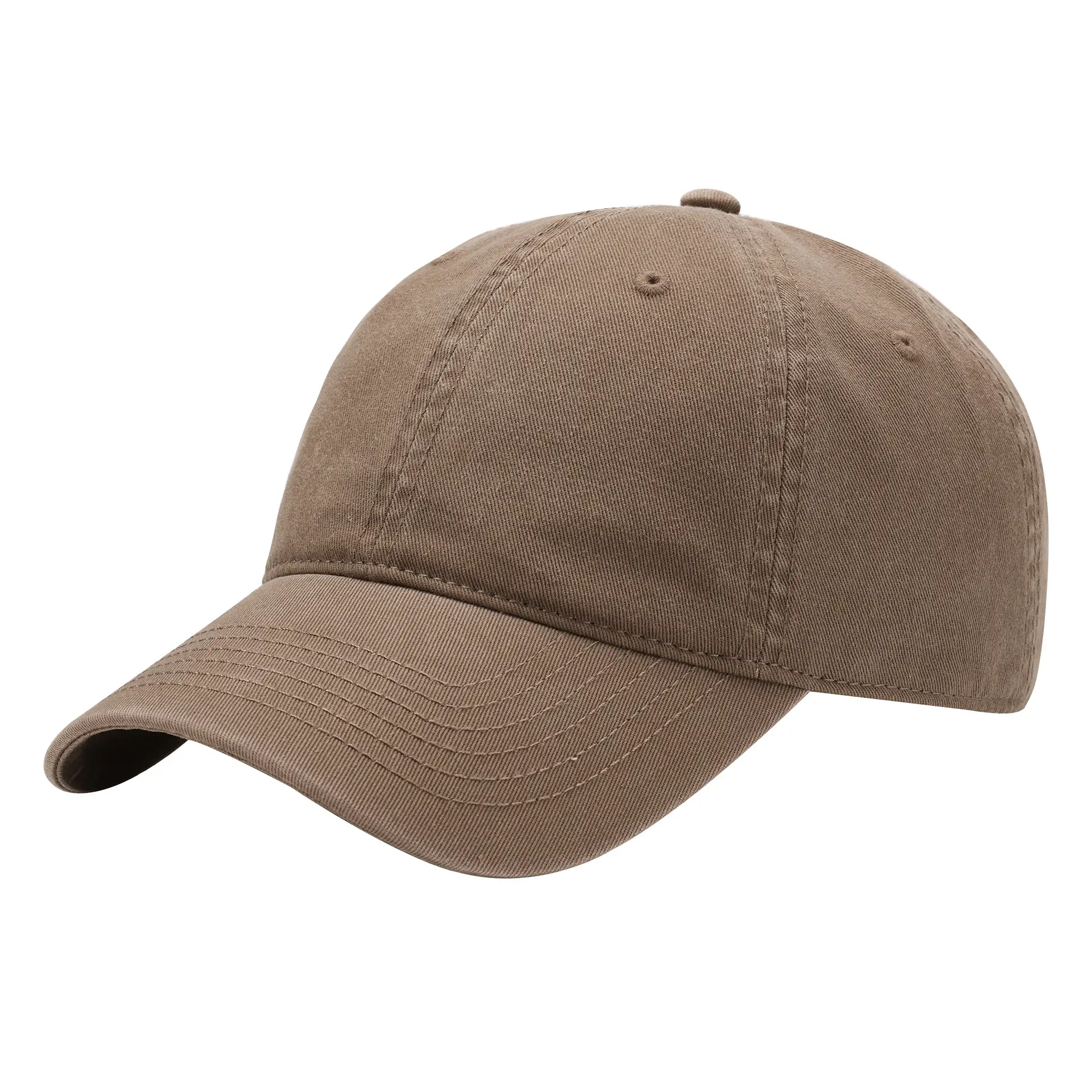 Light Blue Cotton Baseball Cap Big Head - Image 12