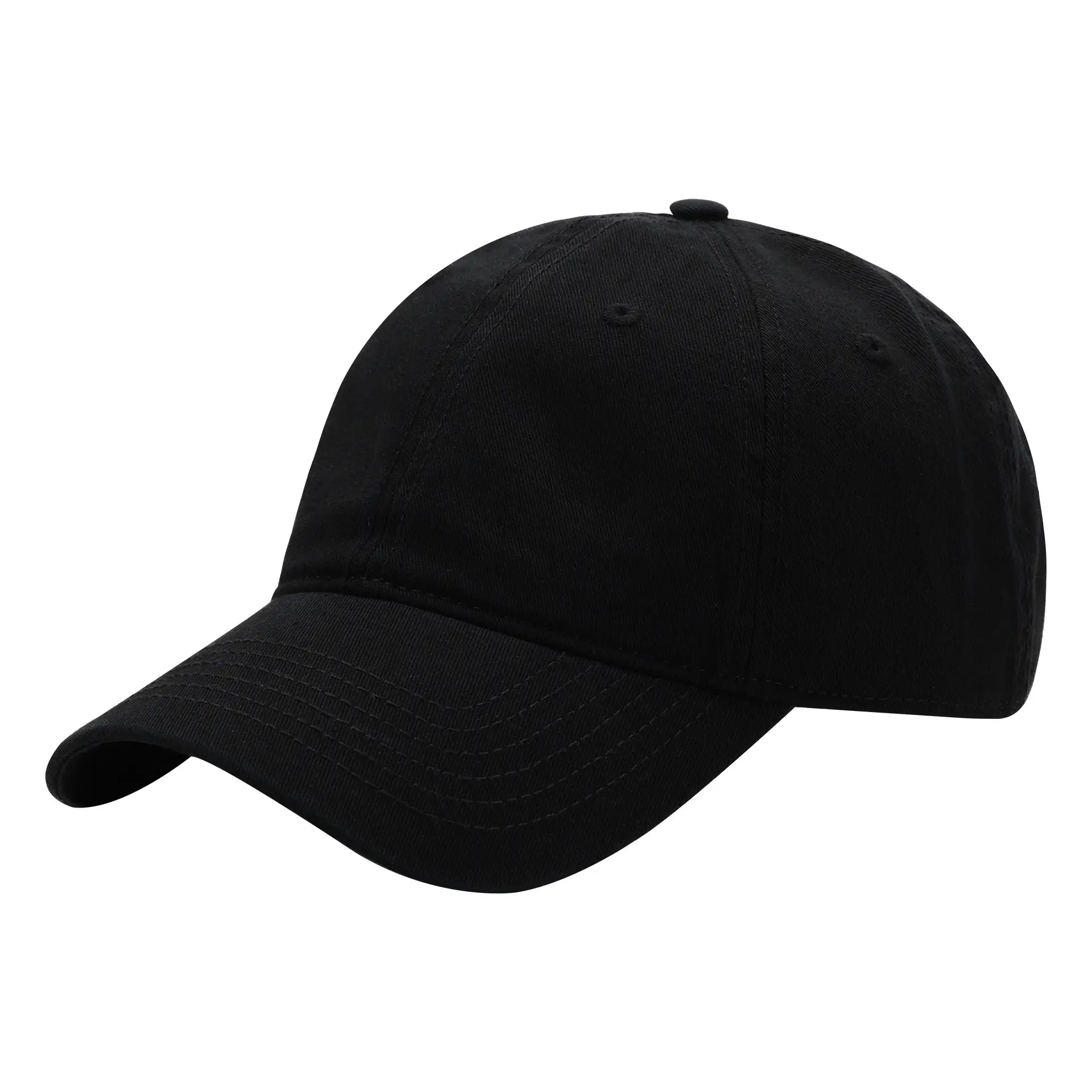 Light Blue Cotton Baseball Cap Big Head - Image 9
