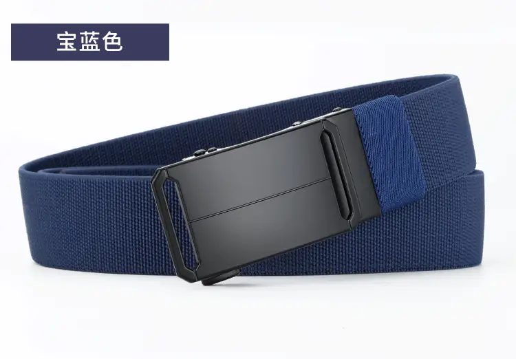 Automatic Buckle Belt for Men Black Adjustable — feature 20