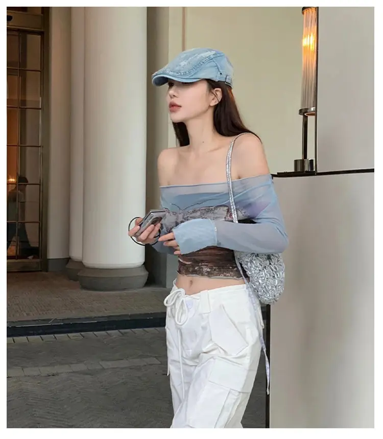 Retro Washed Denim Beret for Men Women Spring Summer Street Style — feature 13