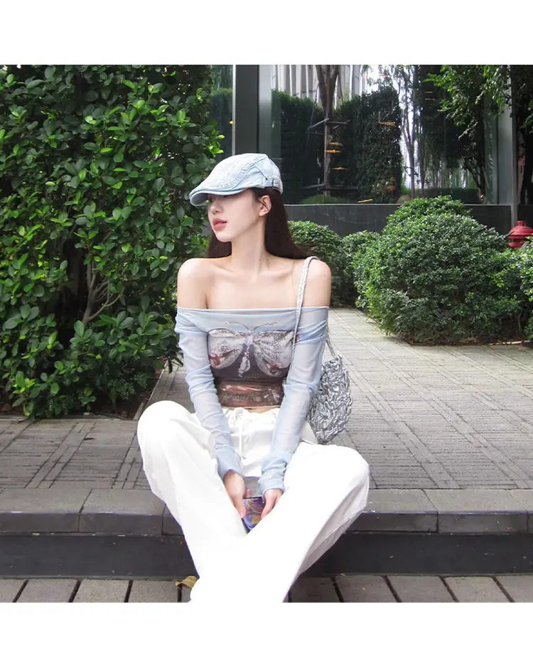 Retro Washed Denim Beret for Men Women Spring Summer Street Style — feature 14