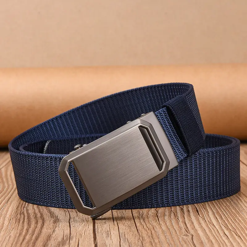 Navy Tactical Belt with Automatic Buckle - Image 4