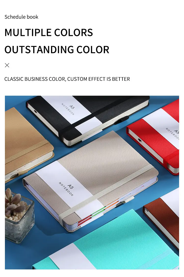 2025 Spanish English Cross-border A5 Planner Strap Book Set — feature 14