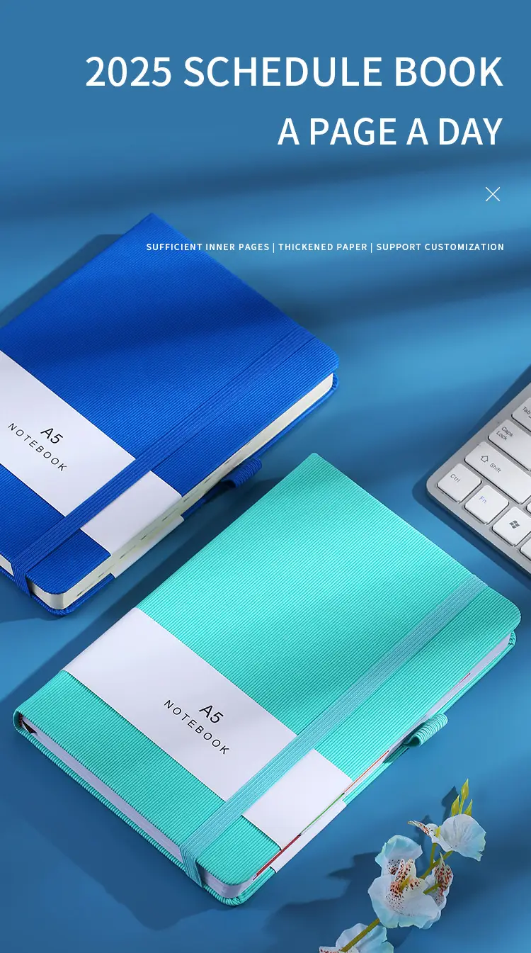 2025 Spanish English Cross-border A5 Planner Strap Book Set — feature 6