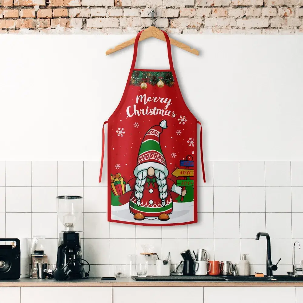 2023 Christmas Aprons Set of 3 for Kids Kitchen Use - Image 3