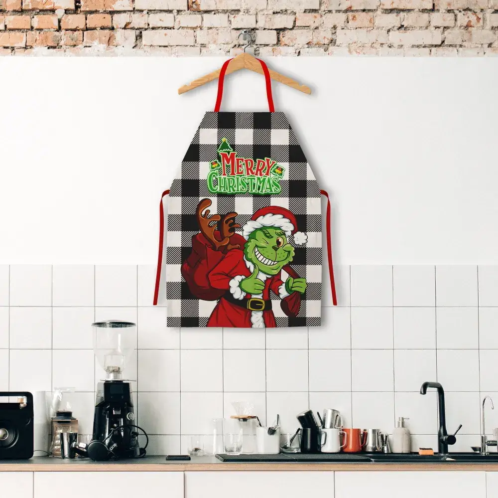 2023 Christmas Aprons Set of 3 for Kids Kitchen Use - Image 7