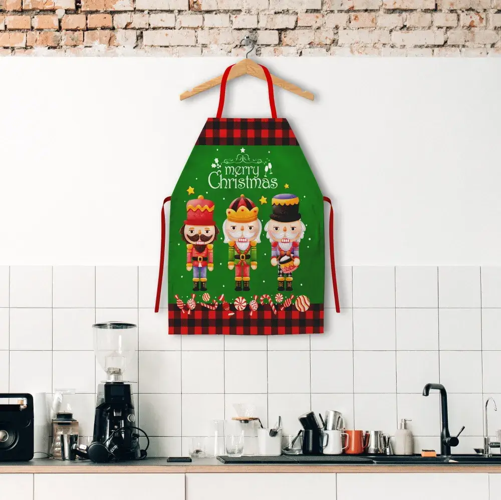 2023 Christmas Aprons Set of 3 for Kids Kitchen Use - Image 8