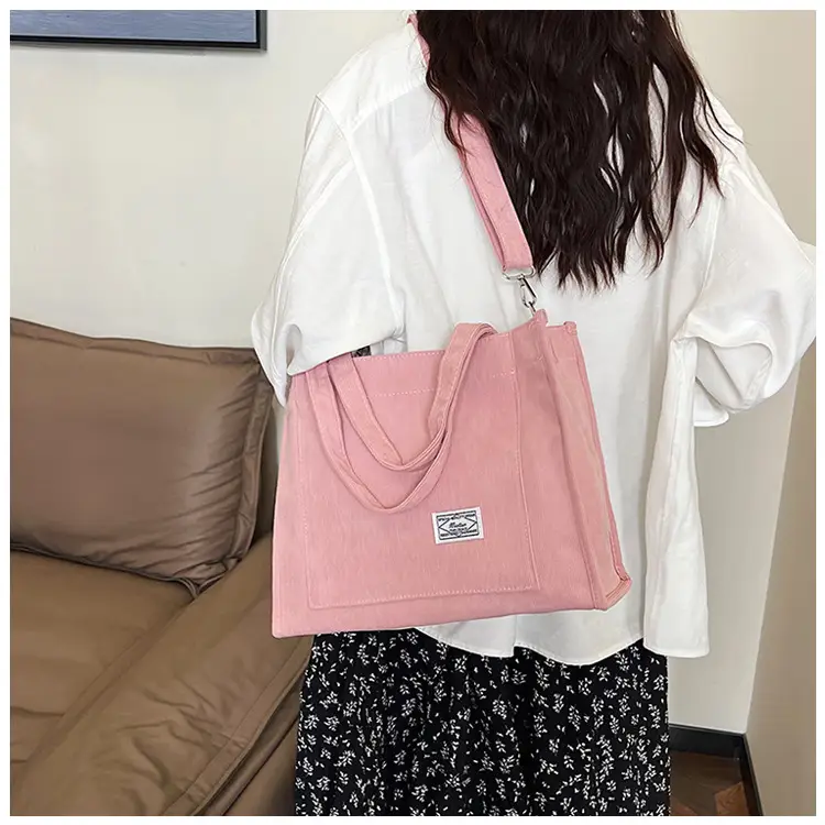 Black Large Capacity Fashion Casual Shoulder Crossbody Tote Bag — feature 11