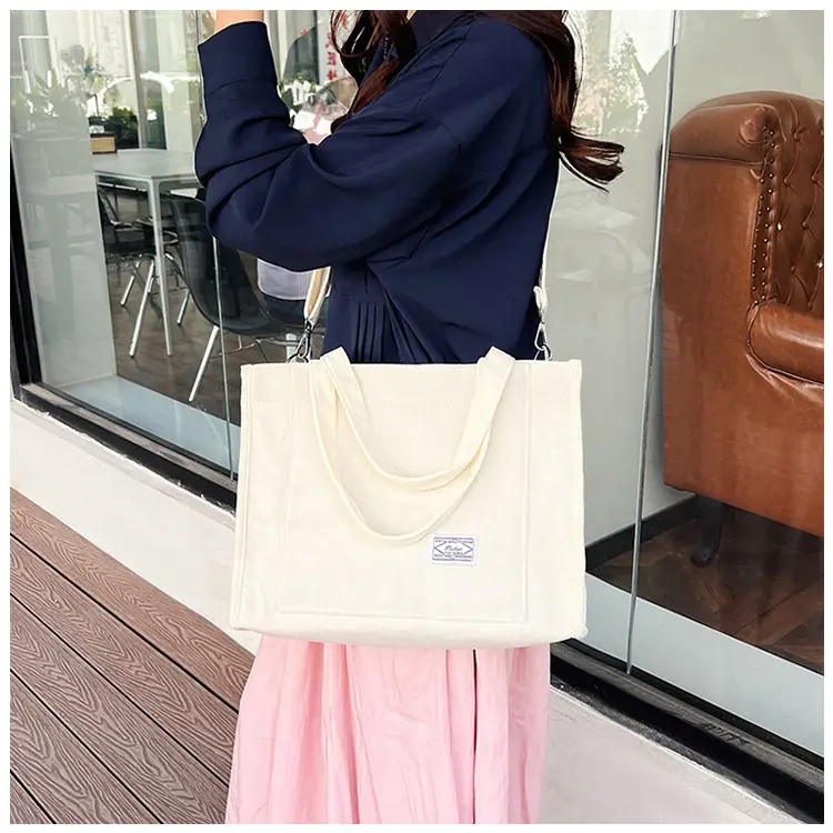 Black Large Capacity Fashion Casual Shoulder Crossbody Tote Bag — feature 17