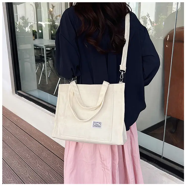 Black Large Capacity Fashion Casual Shoulder Crossbody Tote Bag — feature 18