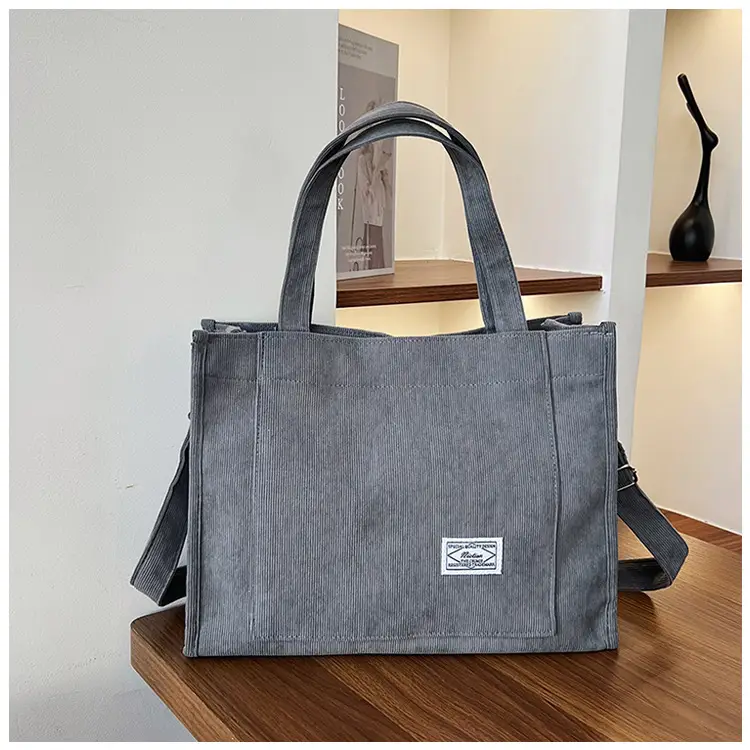 Black Large Capacity Fashion Casual Shoulder Crossbody Tote Bag — feature 19