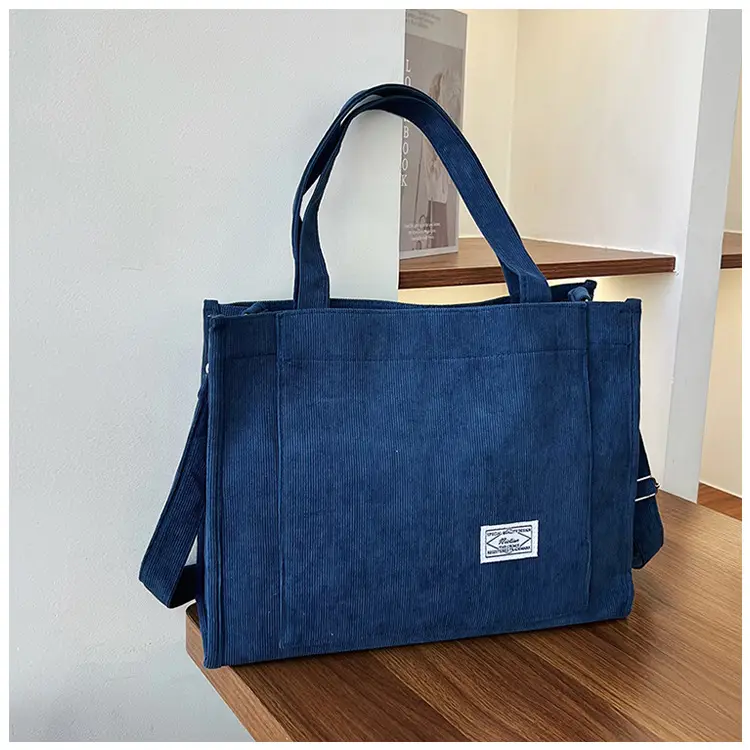 Black Large Capacity Fashion Casual Shoulder Crossbody Tote Bag — feature 24