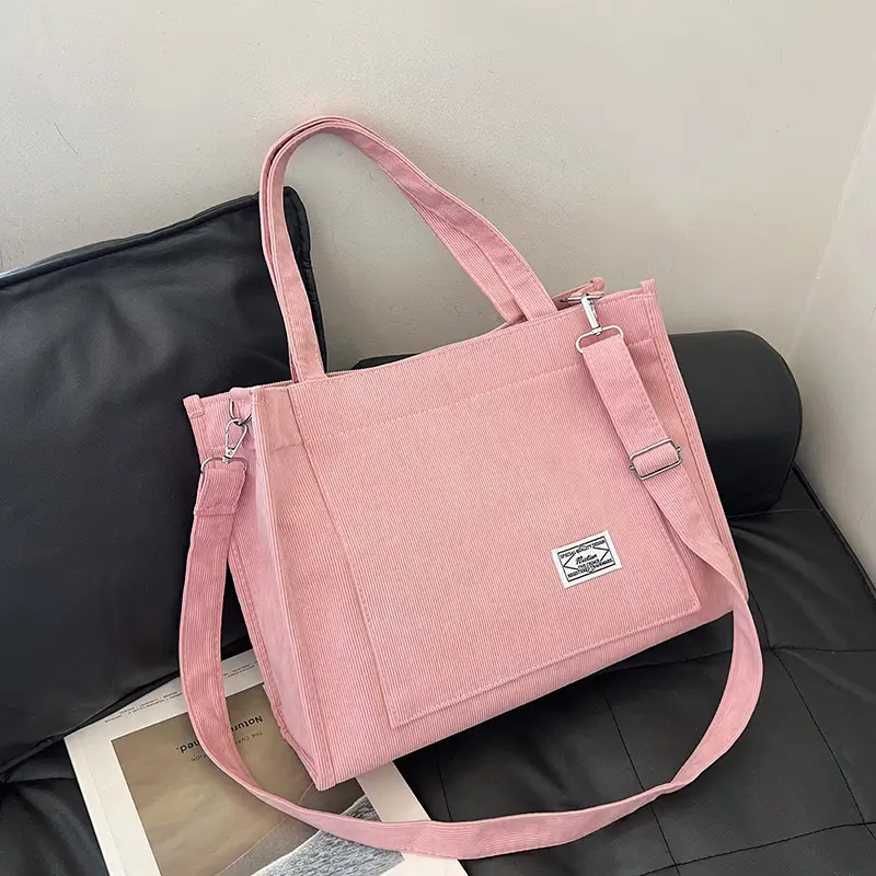 Black Large Capacity Fashion Casual Shoulder Crossbody Tote Bag - Image 2