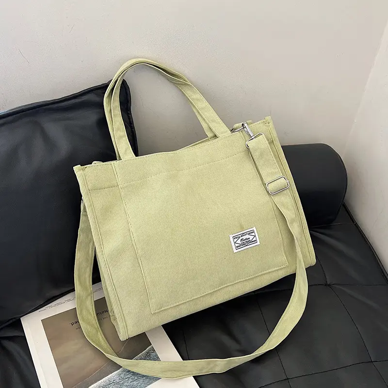 Black Large Capacity Fashion Casual Shoulder Crossbody Tote Bag - Image 9