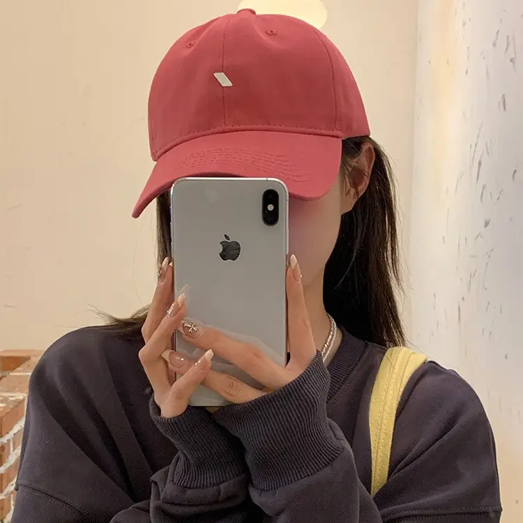 Raspberry Pink Baseball Cap for Women with Wide Brim - Image 9