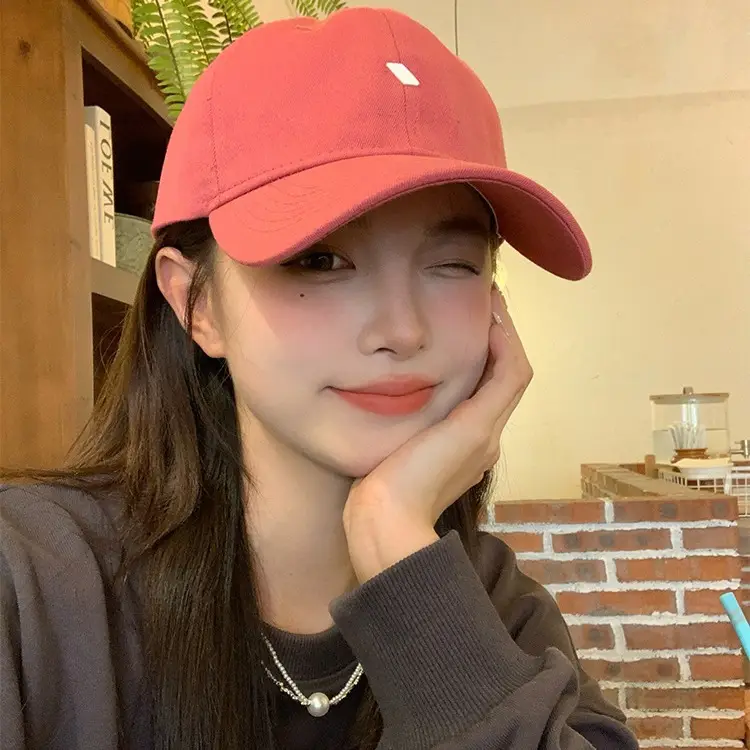 Raspberry Pink Baseball Cap for Women with Wide Brim - Image 10