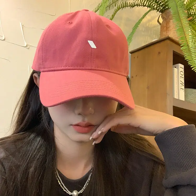 Raspberry Pink Baseball Cap for Women with Wide Brim - Image 11