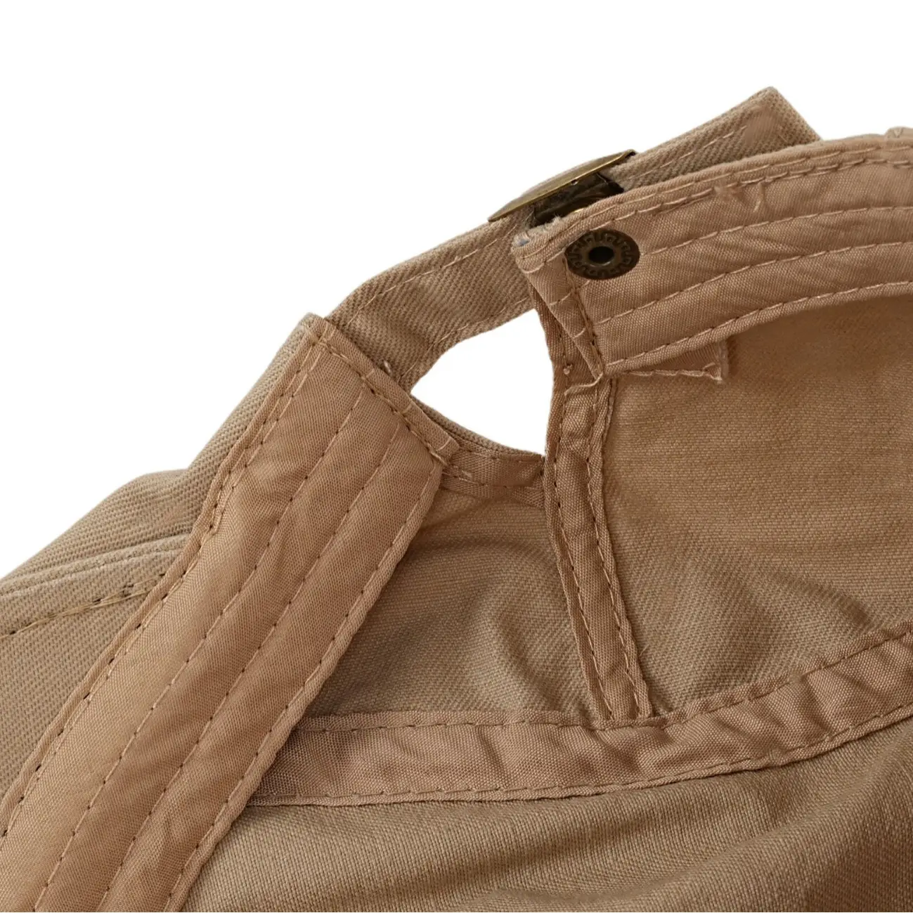 Men's Korean Wind Beret Hat Tan Forward Design - Image 6