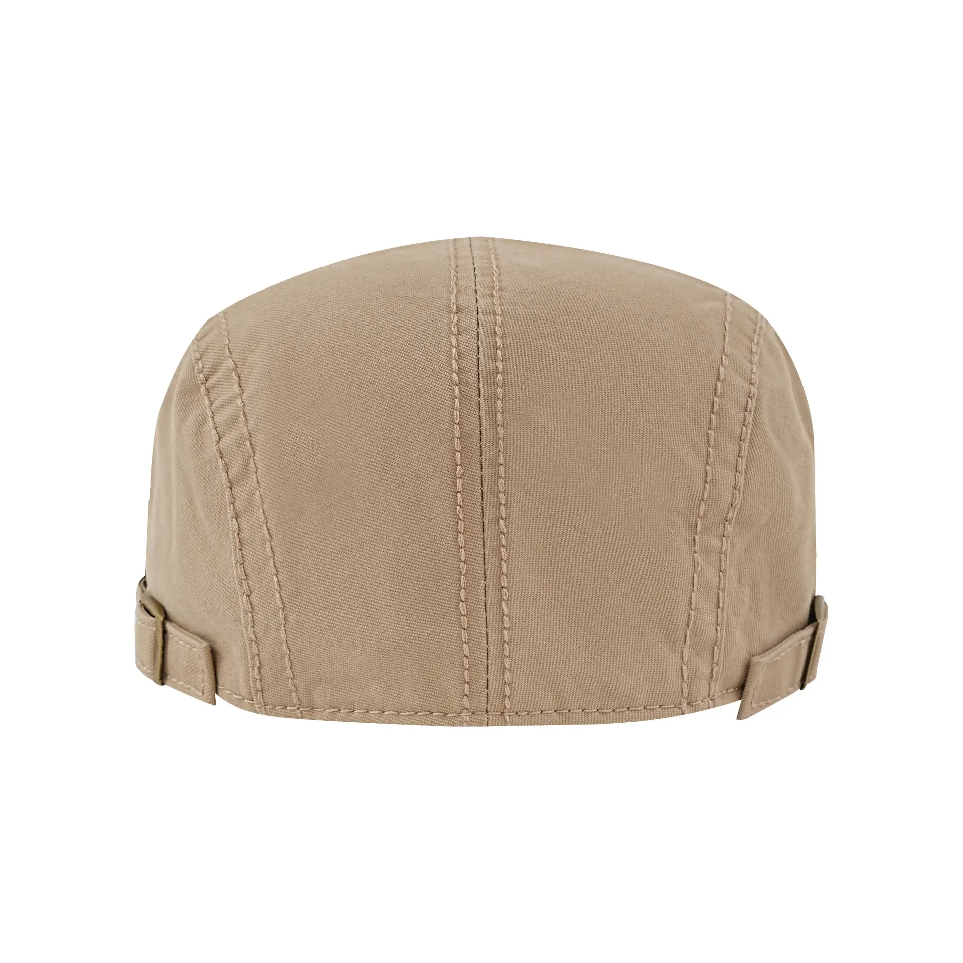 Men's Korean Wind Beret Hat Tan Forward Design - Image 7