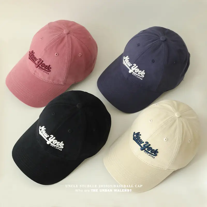 New York Fashion Cap Set Pink Black White Blue — feature 7