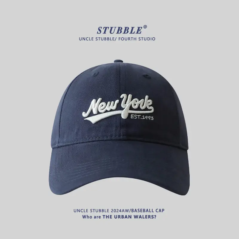 New York Fashion Cap Set Pink Black White Blue - Image 4