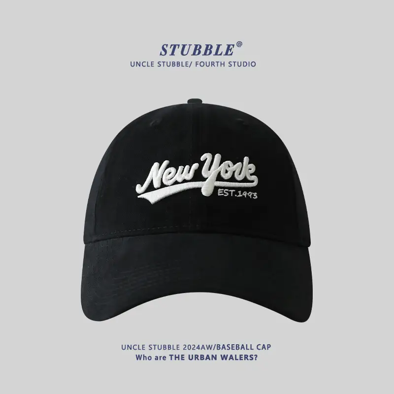 New York Fashion Cap Set Pink Black White Blue - Image 5