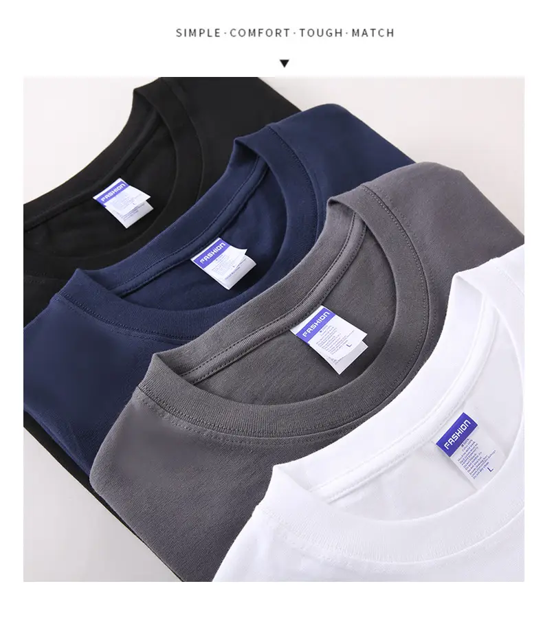 Heavyweight Men's T-Shirt 260g Pure Cotton Long Sleeve — feature 12