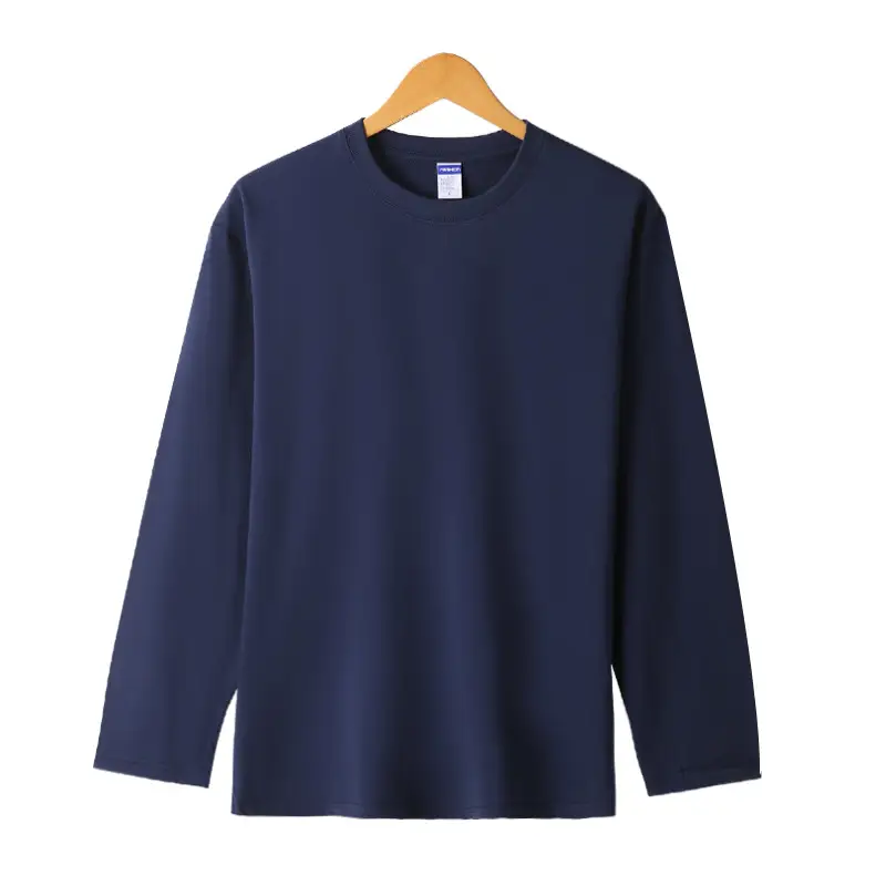 Heavyweight Men's T-Shirt 260g Pure Cotton Long Sleeve - Image 4