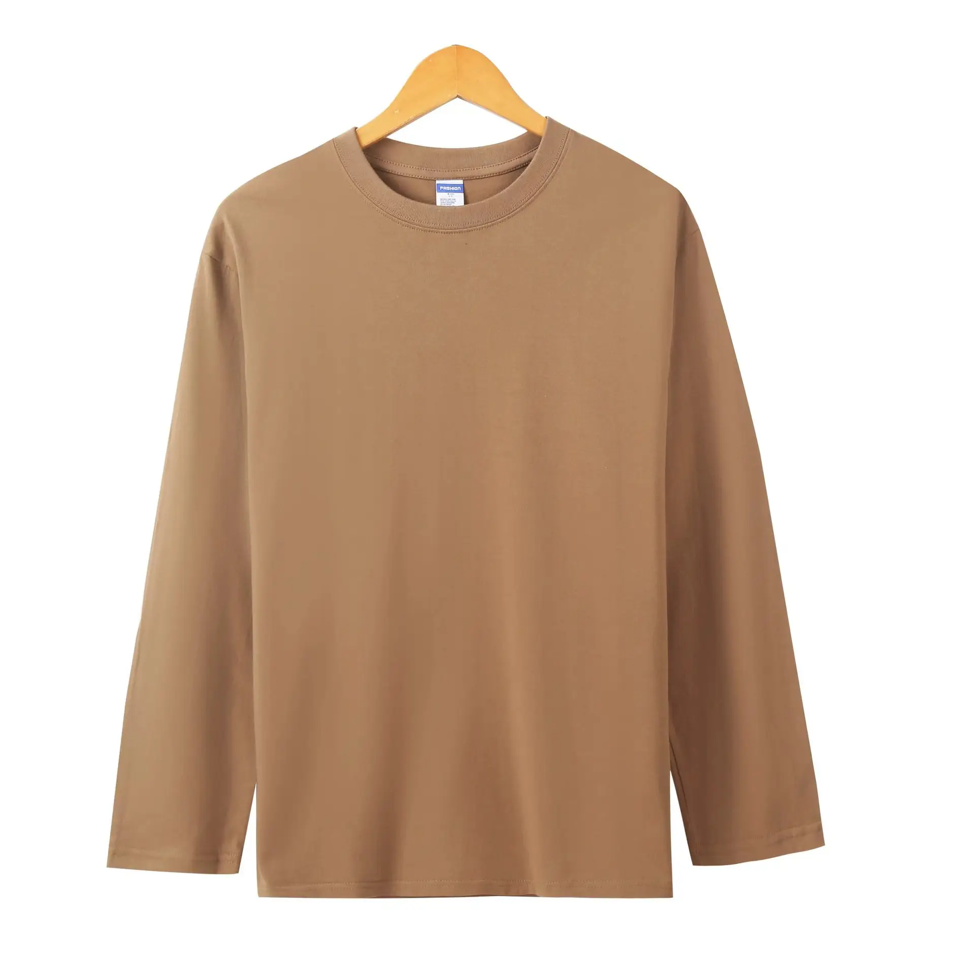 Heavyweight Men's T-Shirt 260g Pure Cotton Long Sleeve - Image 5