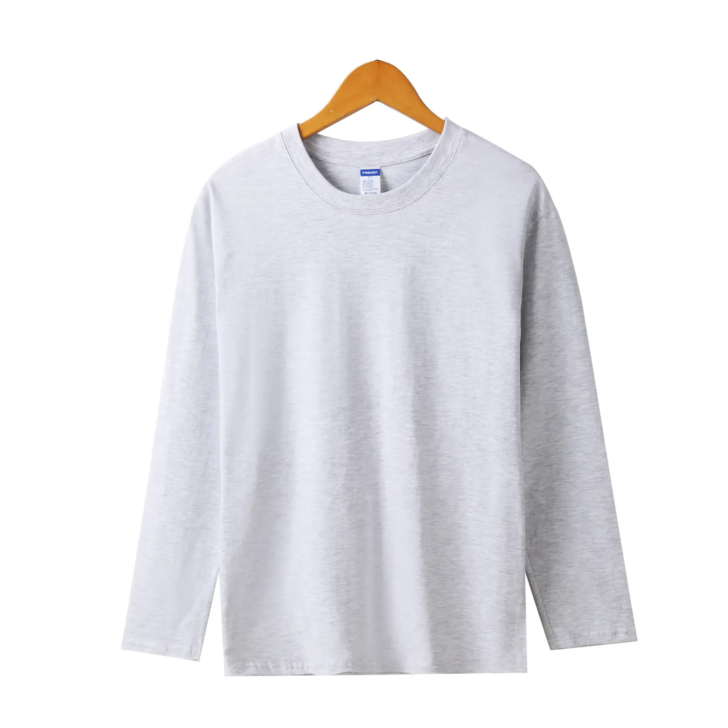 Heavyweight Men's T-Shirt 260g Pure Cotton Long Sleeve - Image 6