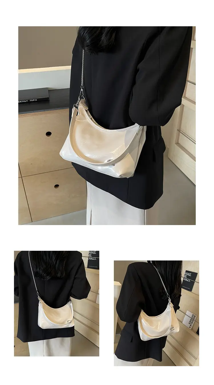 Patent Leather Large Bag Women 2024 Summer — feature 23