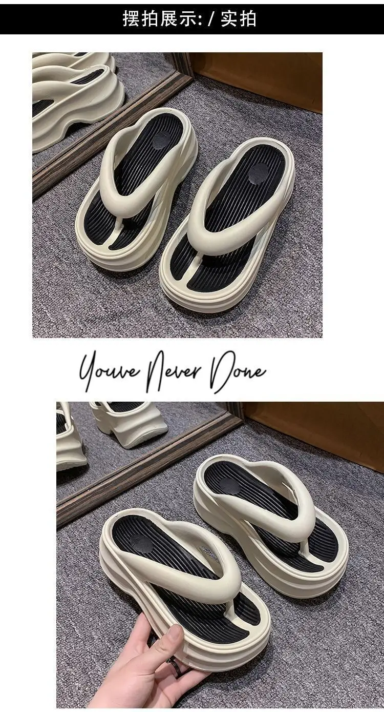 2026 New Eva Flip-Flops for Women, Summer Trendy Height-Increasing Versatile Thick-Soled Comfortable Beach Sandals for Outdoor Wear — feature 18