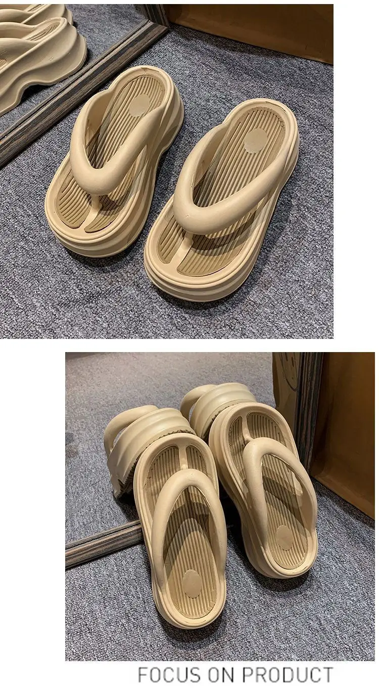 2026 New Eva Flip-Flops for Women, Summer Trendy Height-Increasing Versatile Thick-Soled Comfortable Beach Sandals for Outdoor Wear — feature 20