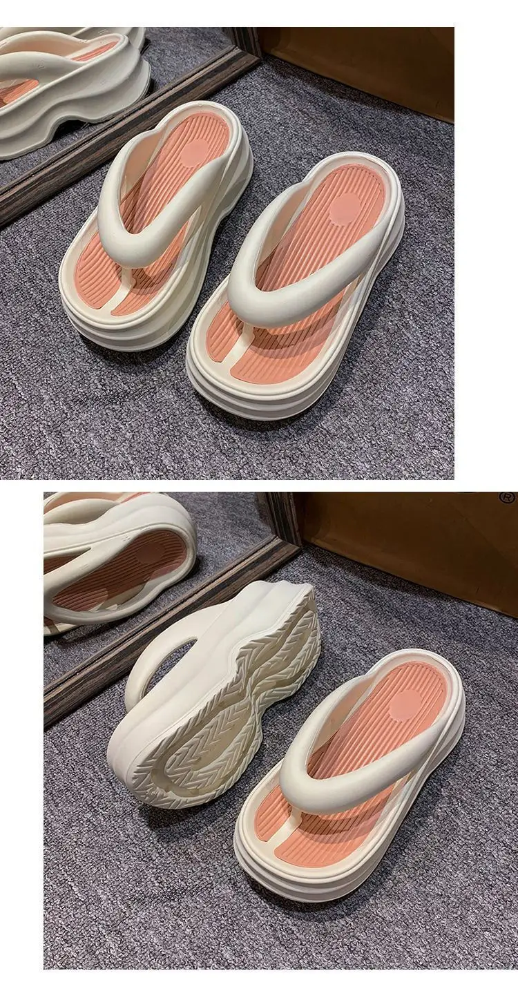 2026 New Eva Flip-Flops for Women, Summer Trendy Height-Increasing Versatile Thick-Soled Comfortable Beach Sandals for Outdoor Wear — feature 21