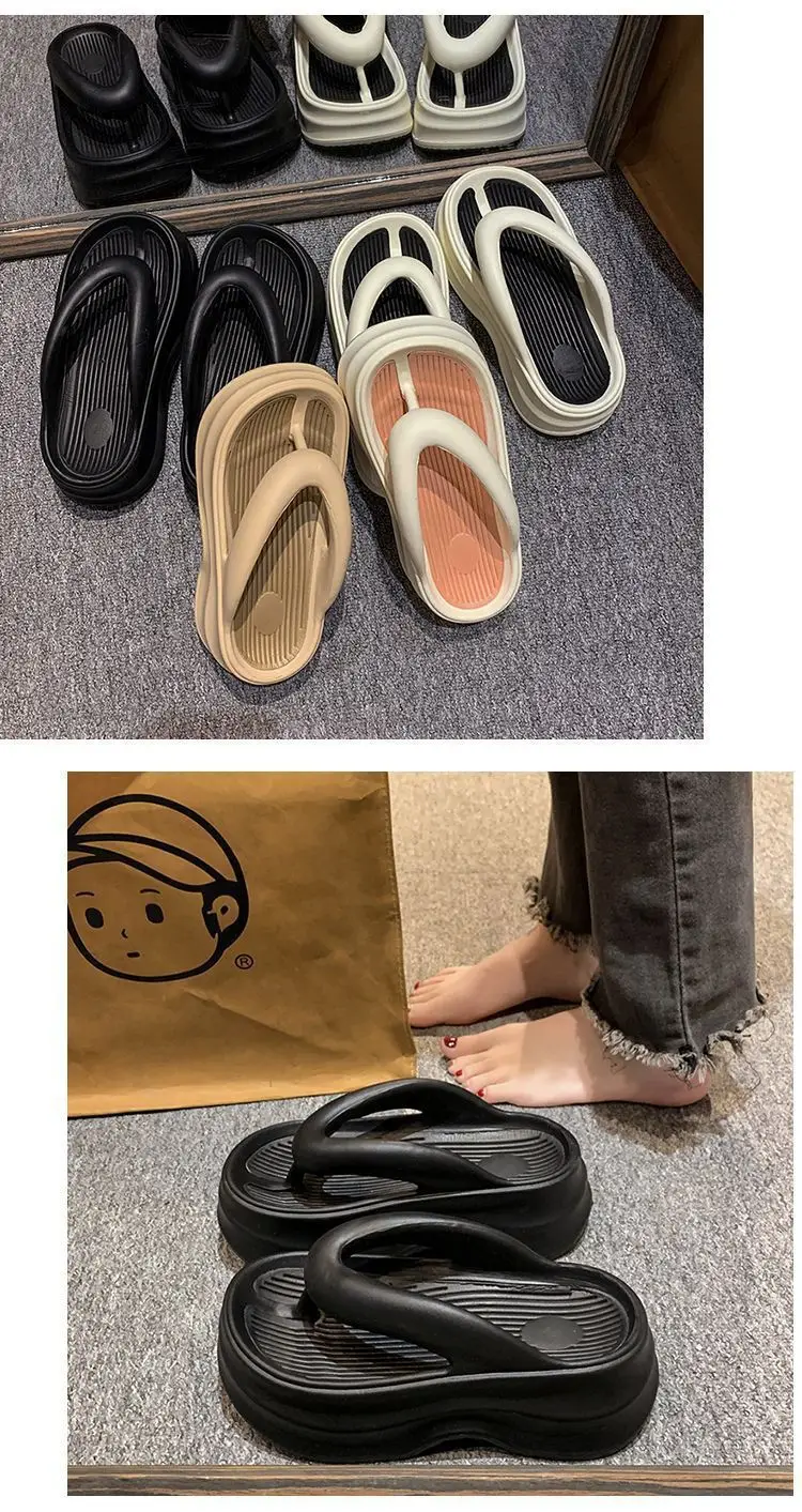 2026 New Eva Flip-Flops for Women, Summer Trendy Height-Increasing Versatile Thick-Soled Comfortable Beach Sandals for Outdoor Wear — feature 23