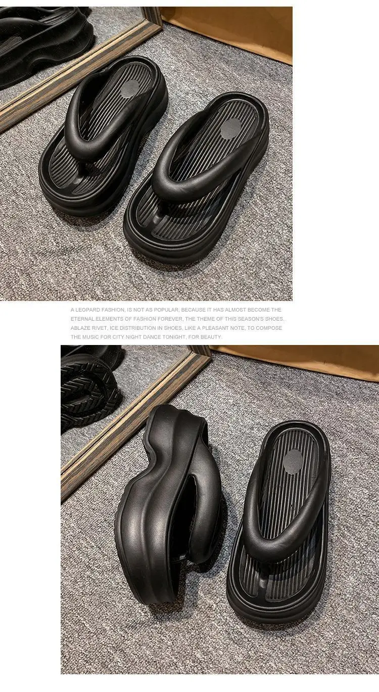 2026 New Eva Flip-Flops for Women, Summer Trendy Height-Increasing Versatile Thick-Soled Comfortable Beach Sandals for Outdoor Wear — feature 24