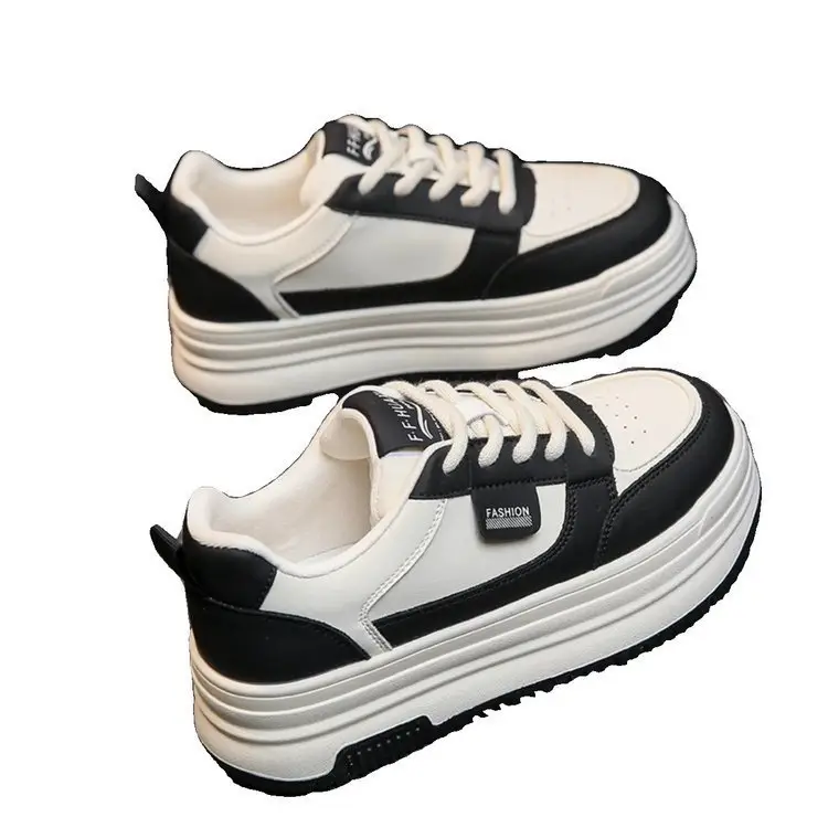 Popular Style Thick-soled White Shoes Women's 2024 New Summer Women's Shoes All-match Thick-soled Increased Breathable Tall Shoes Trendy - Image 7