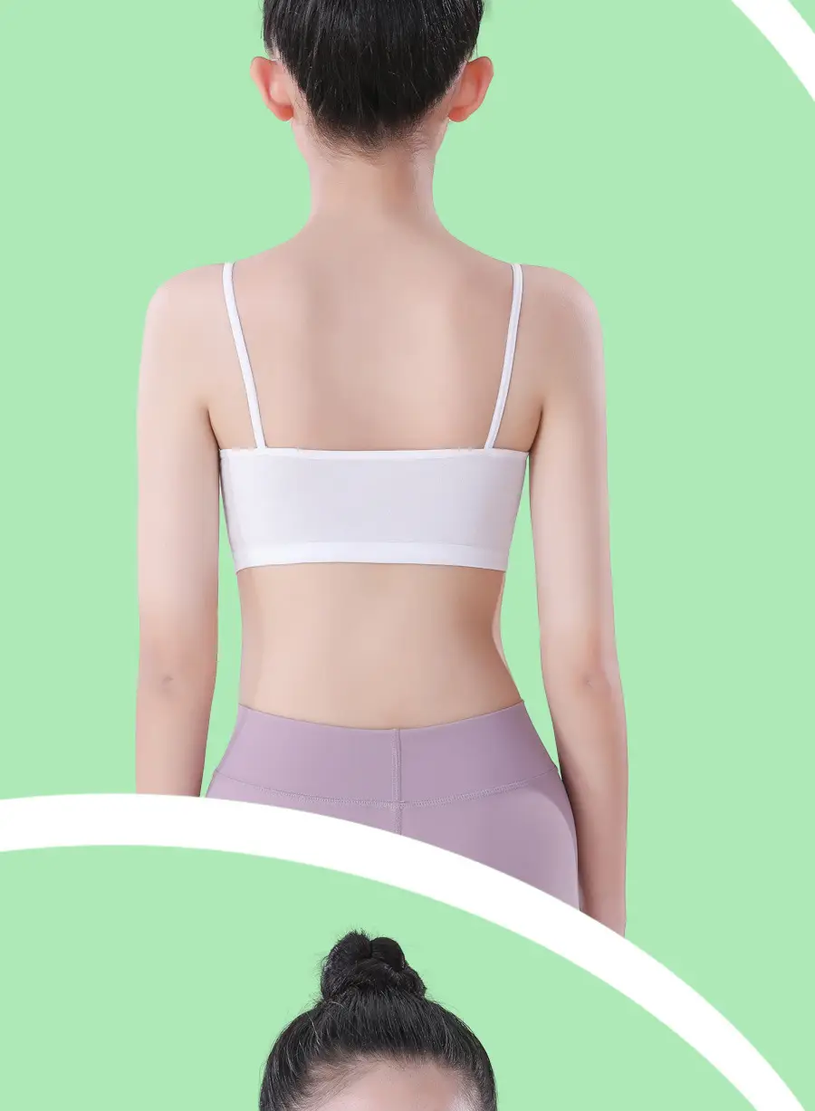 Girls' Intimates Development Period Sling Pure Cotton Vest 7-15 Years Old Primary and Secondary School Students Early Girls First Stage Tube Top — feature 4