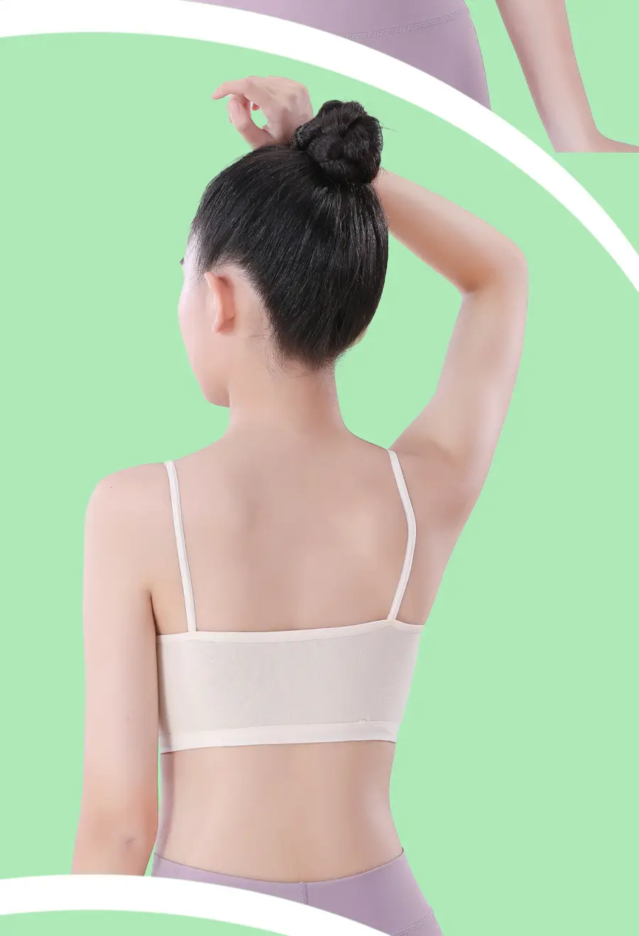 Girls' Intimates Development Period Sling Pure Cotton Vest 7-15 Years Old Primary and Secondary School Students Early Girls First Stage Tube Top — feature 7