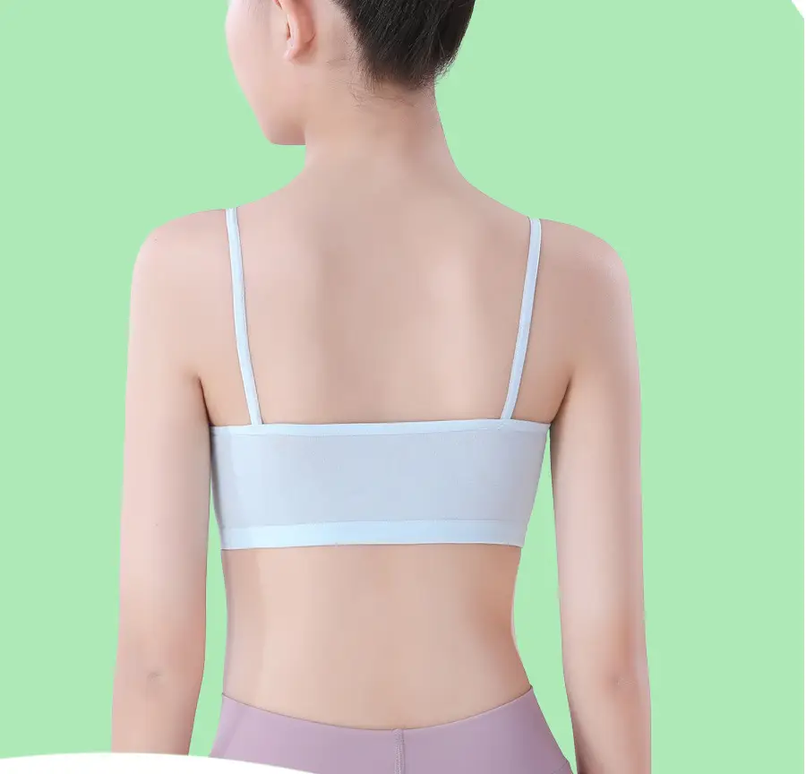 Girls' Intimates Development Period Sling Pure Cotton Vest 7-15 Years Old Primary and Secondary School Students Early Girls First Stage Tube Top — feature 9