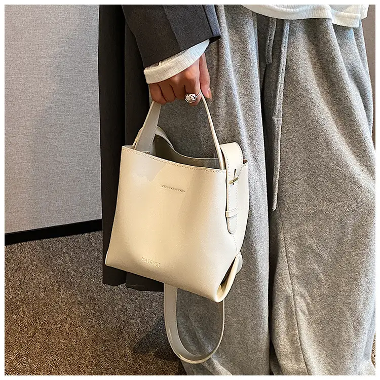 Women's Retro Korean Bucket Bag Tan 2024 β feature 15