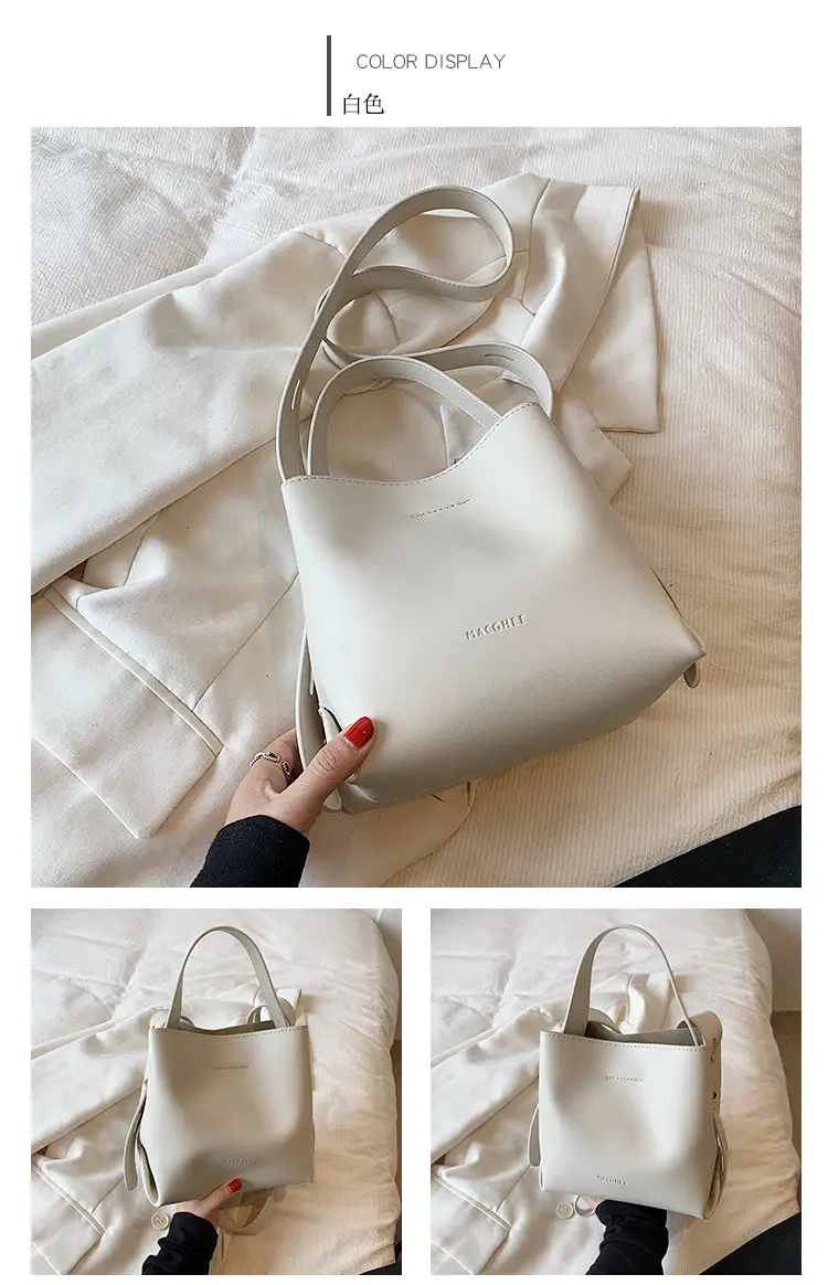 Women's Retro Korean Bucket Bag Tan 2024 β feature 9