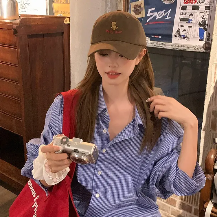Women Baseball Cap with Peaked Hat Design 2024 - Image 8