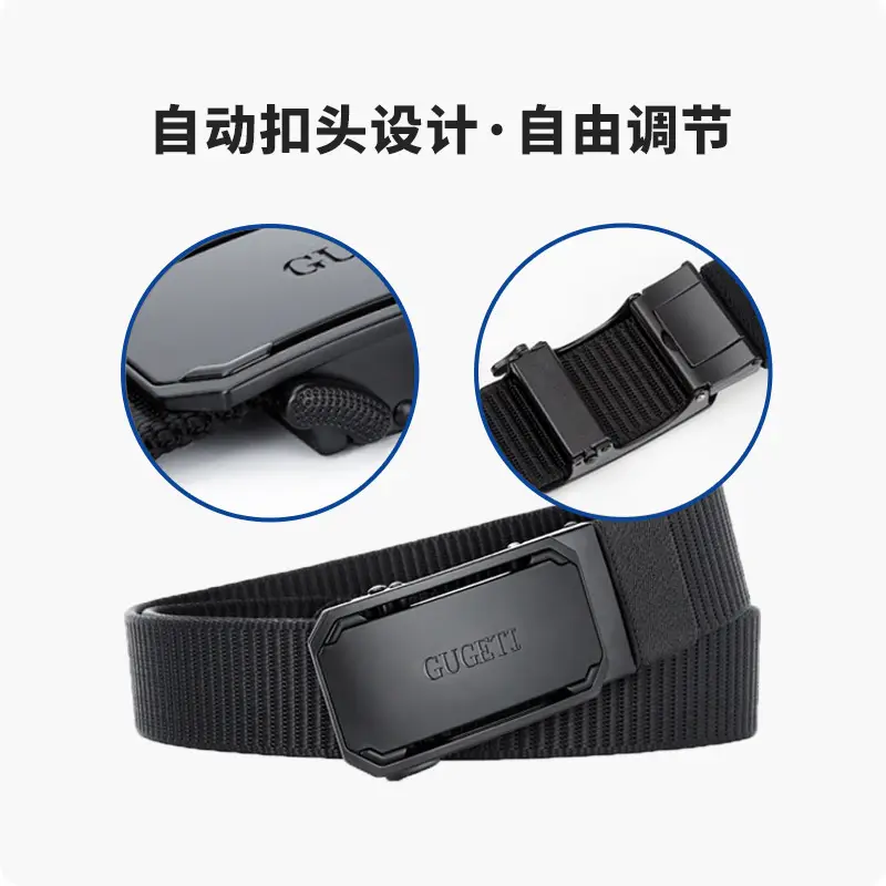 Men's Belt Alloy Automatic Buckle Wholesale Business Belt - Image 9