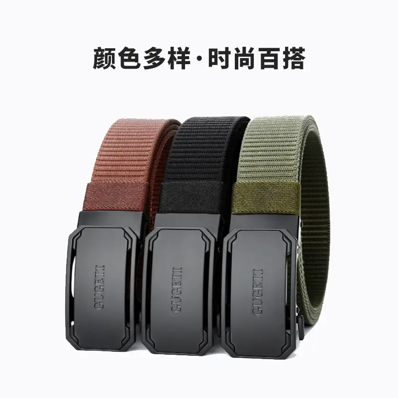 Men's Belt Alloy Automatic Buckle Wholesale Business Belt - Image 10