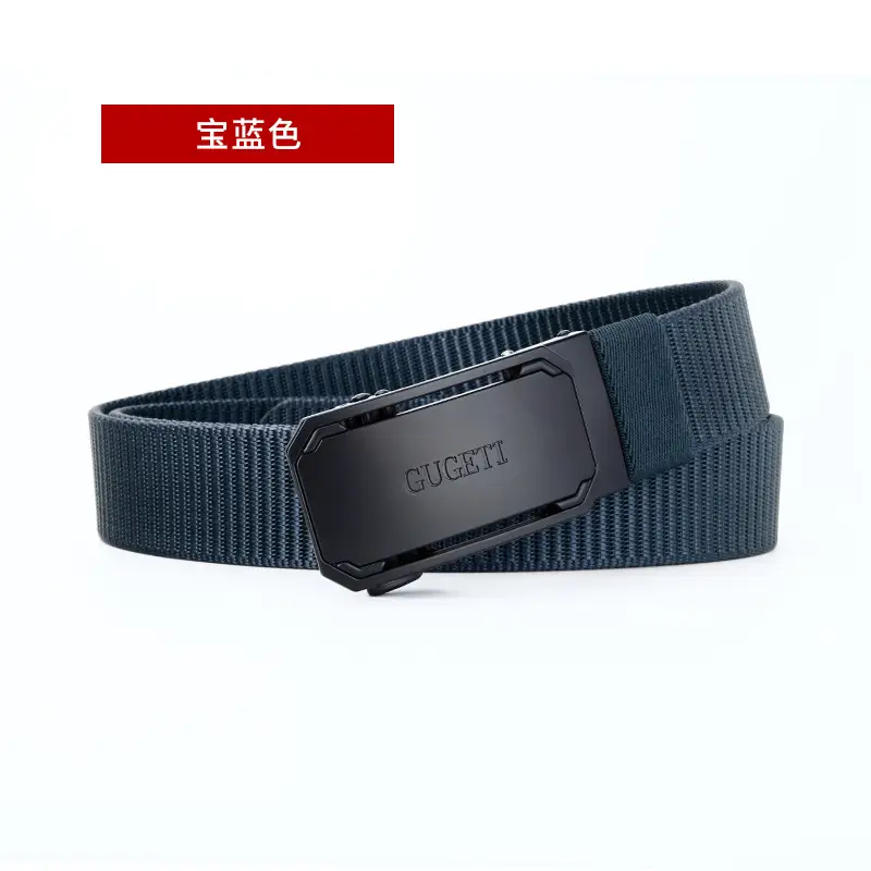 Men's Belt Alloy Automatic Buckle Wholesale Business Belt - Image 2