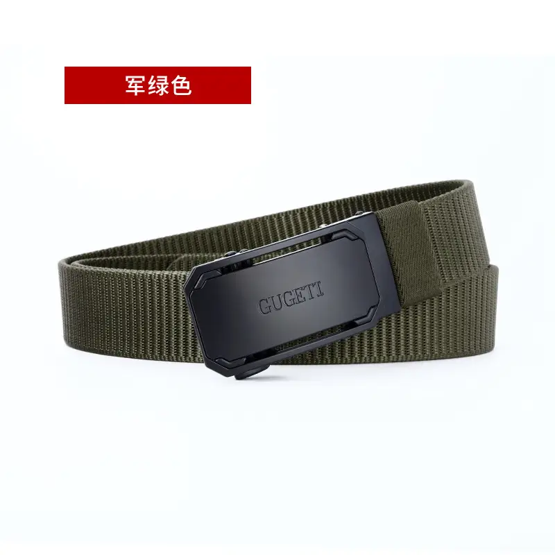 Men's Belt Alloy Automatic Buckle Wholesale Business Belt - Image 3