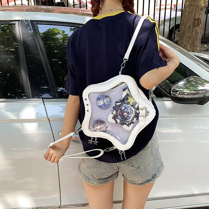 Trendy Celebrity Pain Bag with Star Design - Image 6